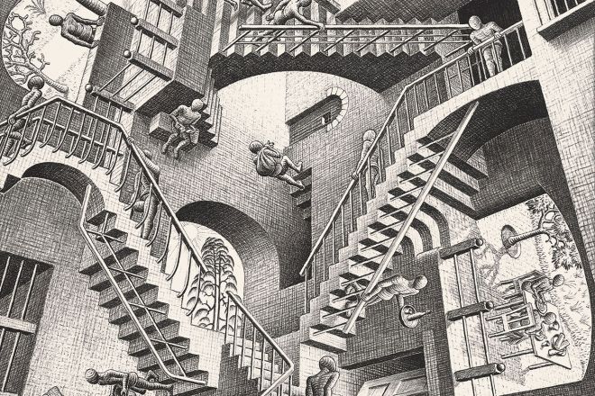 Maurits Cornelis Escher, Relatività